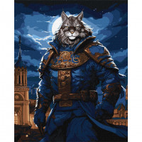 Картина за номерами "Пильний погляд" ©zubenko.oleksii KHO6573, 40х50см  Ідейка Арт:36491