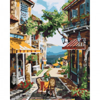 Картина за номерами "Полудневе містечко" BS39414  Brushme 40х50 см Brushme Арт:31488