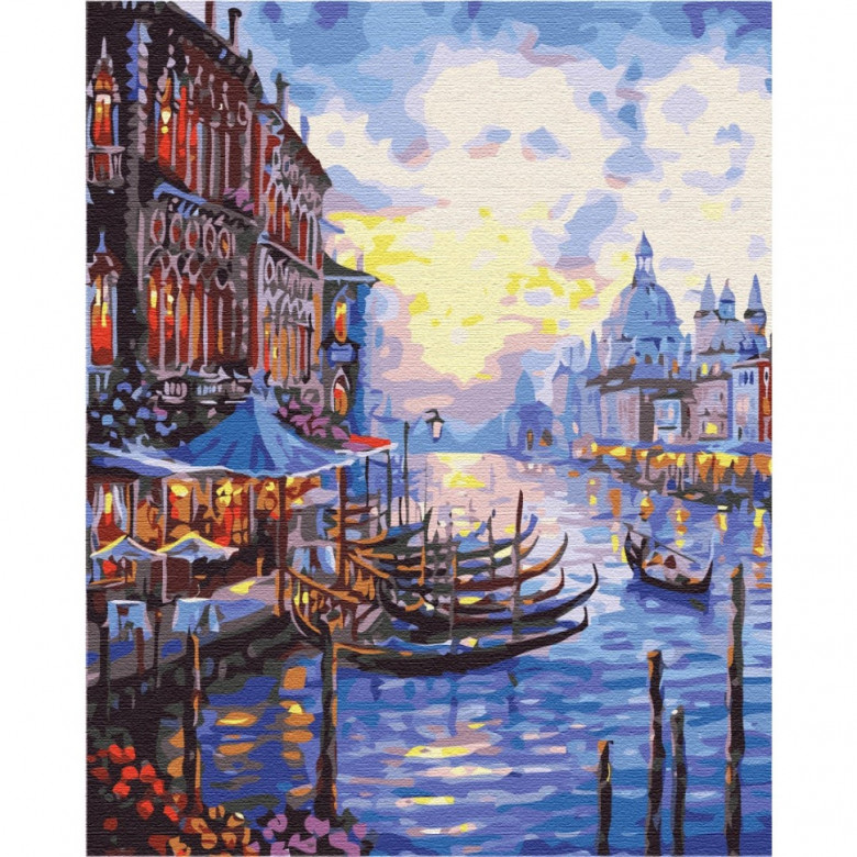 Картина за номерами "Прекрасна Венеція" BS7191  Brushme 40х50 см Brushme Арт:31427