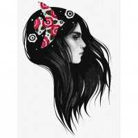 Картина за номерами "Пташка" ©lesya_nedzelska_art Ідейка KHO2603 30х40 см Ідейка Арт:26628