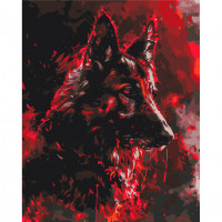 Картина за номерами "Рубіновий Вартовий" Brushme BS53942 40x50 см  Brushme Арт:39953