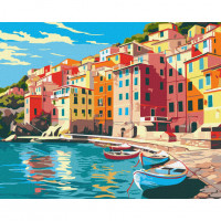 Картина за номерами "Сонячне місто" KHO2784 40х50 см Ідейка Арт:39338