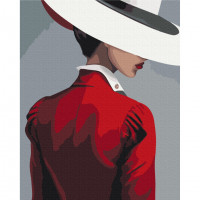 Картина за номерами "Таємниця червоного" Brushme BS53812 40x50 см  Brushme Арт:39916