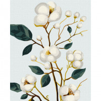 Картина за номерами "Вишукана бавовна з фарбами металік" KHO5682 40х50 см Ідейка Арт:37056 Картина за номерами "Вишукана бавовна з фарбами металік" KHO5682 40х50 см Ідейка Арт:37056