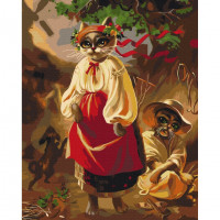 Картина за номерами "Котерина" ©Маріанна Пащук Brushme BS53663 40х50 см Brushme Арт:30699
