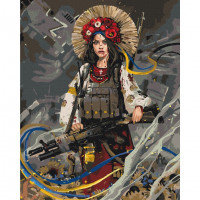 Картина за номерами "На захисті свободи" © Станіслав Лунін Brushme BS53113 40х50 см Brushme Арт:30365