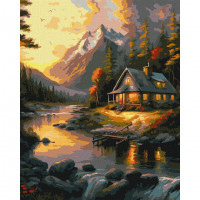 Картина за номерами "Золотий захід сонця" ©art_selena_ua KHO6328 40х50 см Ідейка Ідейка Арт:33135