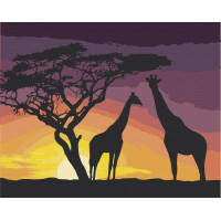 Картина за номерами. Art Craft Африка перед сном 40х50 см 11619-AC ArtCraft Арт:20448 Картина за номерами. Art Craft Африка перед сном 40х50 см 11619-AC ArtCraft Арт:20448
