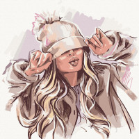 Картина за номерами. Art craft "Winter girl" 40x40 см 10230-ac ArtCraft Арт:17402 Картина за номерами. Art craft "Winter girl" 40x40 см 10230-ac ArtCraft Арт:17402