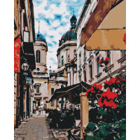 Картина за номерами. Brushme "Львівська вуличка" GX29486, 40х50 см Brushme Арт:10540