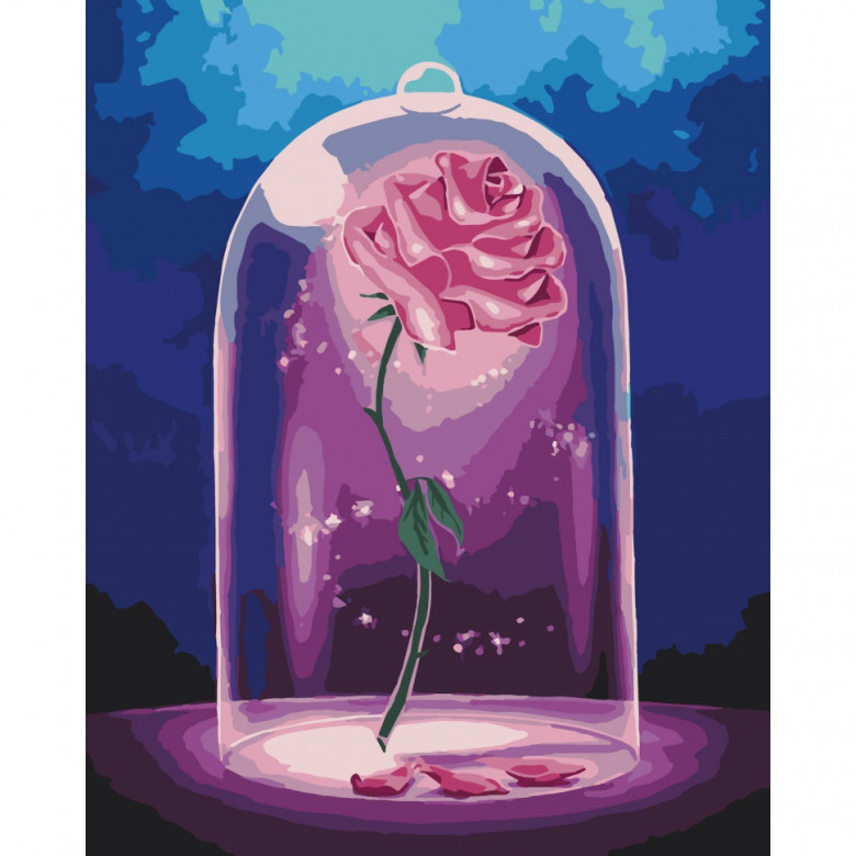 Картина за номерами "Чарівна троянда" Art Craft 13132-AC 40х50 см ArtCraft Арт:30672