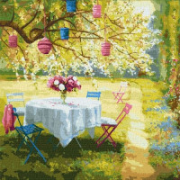 Картина за номерами. Ідейка Весняні ліхтарики 50х50 см KHO2299 Ідейка Арт:20729 Картина за номерами. Ідейка Весняні ліхтарики 50х50 см KHO2299 Ідейка Арт:20729