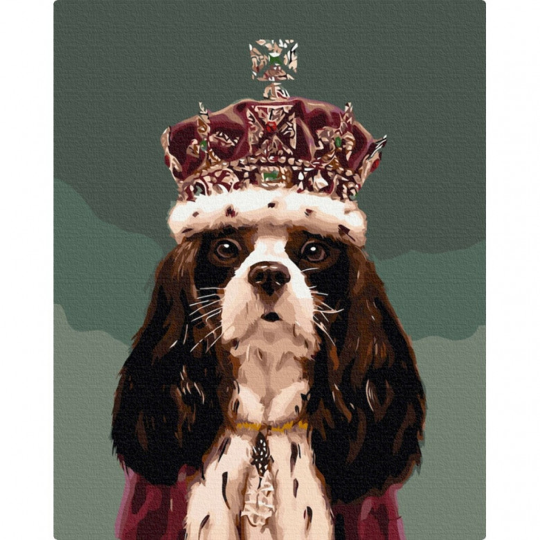 Картина за номерами "Король Чарльз" © Lucia Heffernan BS53617, 40х50см Brushme Арт:36982