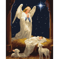 Картина за номерами "Під захистом янгола" ©art_selena_ua KHO8368 40х50см Ідейка Арт:35706