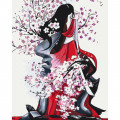 Картина за номерами "Сила сакури" © Yana Biluhina Brushme BS53800 40x50 см  Brushme Арт:39919