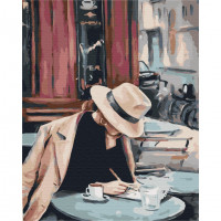 Картина за номерами "Справа в шляпі" BS40542  Brushme 40х50 см Brushme Арт:31438