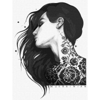 Картина за номерами "Я-українка" ©lesya_nedzelska_art Ідейка KHO4952 30х40 см Ідейка Арт:25580