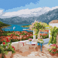 Картина за номерами "Которська бухта" ©Ira Volkova Ідейка KHO3592 50х50 см Ідейка Арт:30170 Картина за номерами "Которська бухта" ©Ira Volkova Ідейка KHO3592 50х50 см Ідейка Арт:30170