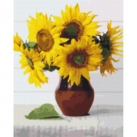 Картина за номерами "Сонце-квіти" Brushme BS52541 40х50 см Brushme Арт:28929 Картина за номерами "Сонце-квіти" Brushme BS52541 40х50 см Brushme Арт:28929