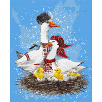 Картина за номерами "Велика родина" ©Світлана Теренчук KHO6504 Ідейка 40х50 см Ідейка Арт:31363