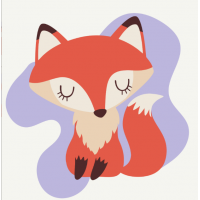 Розпис на полотні "Сонлива лисичка" MBS024 Brushme 20х20 см Brushme Арт:31520 Розпис на полотні "Сонлива лисичка" MBS024 Brushme 20х20 см Brushme Арт:31520