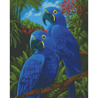 Картина за номерами. Art Craft Блакитні ари 40х50 см 11639-AC ArtCraft Арт:20449 Картина за номерами. Art Craft Блакитні ари 40х50 см 11639-AC ArtCraft Арт:20449
