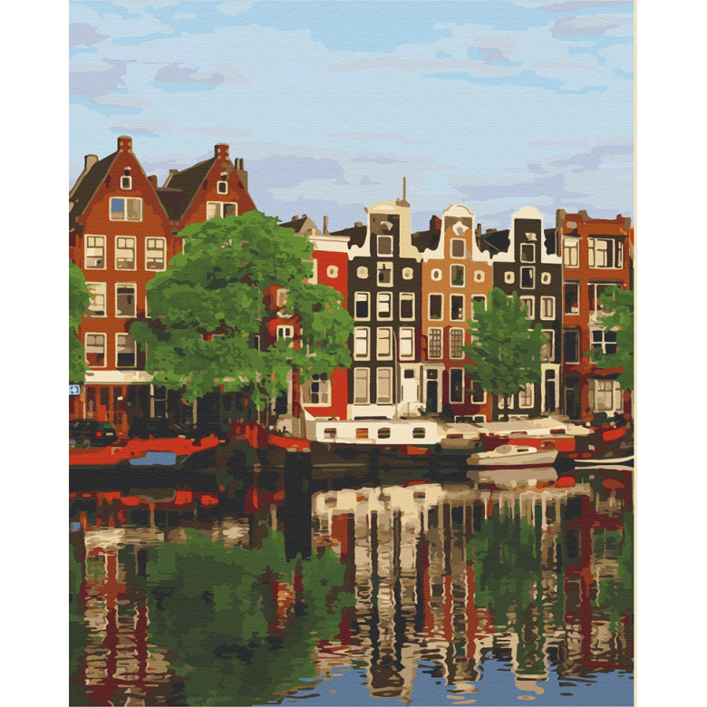 Картина за номерами. Art Craft Кольоровий Амстердам 40х50 см 11227-AC ArtCraft Арт:20459