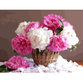 Картина за номерами. Art Craft "Півонії в кошику" 40x50 см 12130-AC ArtCraft Арт:15588