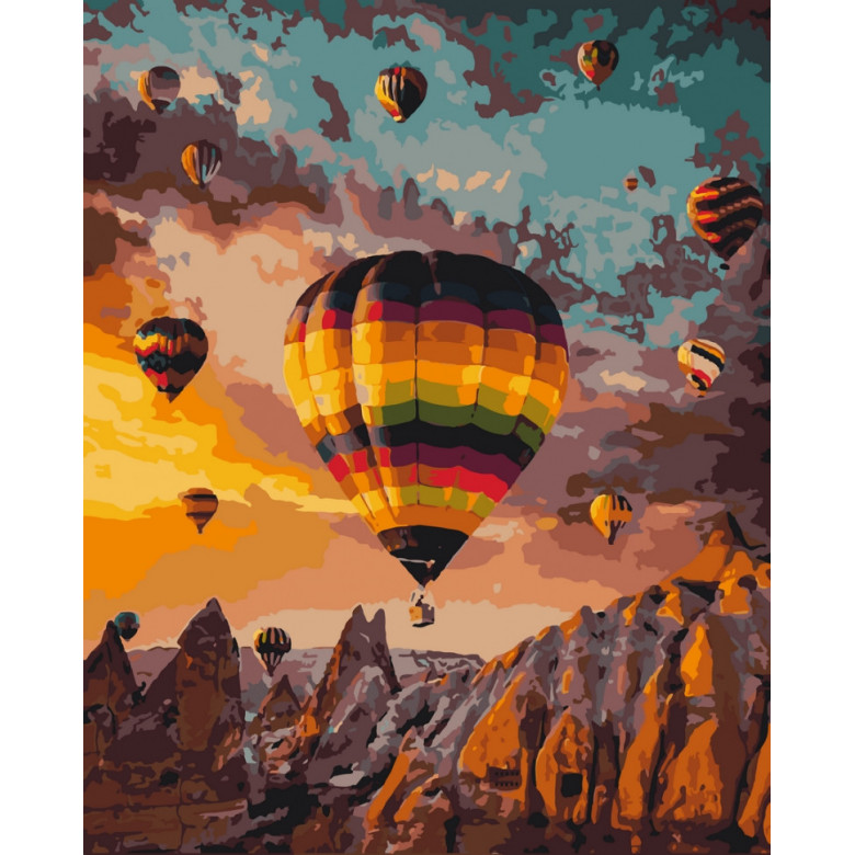 Картина за номерами. Art Craft "Повітряні кулі Каппадокії" 40x50 см 10503-AC ArtCraft Арт:14767