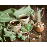 Картина за номерами. Brushme "М'ятне чаювання" GX4346, 40х50 см Brushme Арт:10553 Картина за номерами. Brushme "М'ятне чаювання" GX4346, 40х50 см Brushme Арт:10553