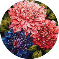 Картина за номерами "Барвистий букет" ©art_selena_ua KHO-R1047 діаметр 39см Ідейка Арт:36478 Картина за номерами "Барвистий букет" ©art_selena_ua KHO-R1047 діаметр 39см Ідейка Арт:36478