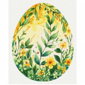 Картина за номерами "Квіткове Великоднє яйце" Brushme BS53946 40x50 см  Brushme Арт:39957