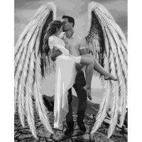 Картина за номерами. Люди "Мій янгол-охоронець" KHO4511, 40x50 см Ідейка Арт:7710 Картина за номерами. Люди "Мій янгол-охоронець" KHO4511, 40x50 см Ідейка Арт:7710