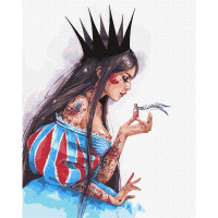 Картина за номерами "Небезпечна краса" ©lesya_nedzelska_art Ідейка KHO4969 40х50 см Ідейка Арт:26261