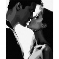 Картина за номерами "Ніжний поцілунок" KHO8373 40х50 см Ідейка Арт:37095