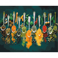 Картина за номерами "Пряні спеції" BS52897 Brushme 40х50 см Brushme Арт:31455 Картина за номерами "Пряні спеції" BS52897 Brushme 40х50 см Brushme Арт:31455