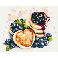 Картина за номерами "Сирники з лохиною" © Anna Kulyk BS53590, 40х50см Brushme Арт:36994