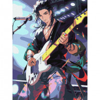 Картина за номерами "Талановитий музикант" KHO8381 30x40 см Ідейка Арт:39359