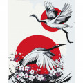 Картина за номерами "Японський журавель" © Yana Biluhina Brushme BS53799 40x50 см  Brushme Арт:39920