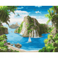 Картина за номерами "Тропічна гавань" Brushme BS34675 40х50 см Brushme Арт:30332