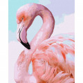 Картина "Рожевий фламінго" ©Ira Volkova Ідейка KHO4397 40х50 см Ідейка Арт:27127