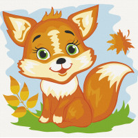 Картина за номерами. Art Craft "Лисичка" 30х30 см 15536-AC ArtCraft Арт:19965 Картина за номерами. Art Craft "Лисичка" 30х30 см 15536-AC ArtCraft Арт:19965
