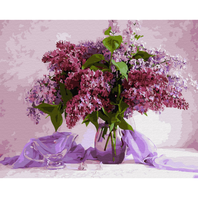 Картина за номерами. Brushme "Улюблений бузок" GX34024 Brushme Арт:15541