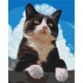 Картина за номерами "Допитливий котик" Brushme BS51941 40х50 см Brushme Арт:29123