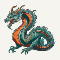 Картина за номерами "Дракон" 16076-AC 40x40 см  ArtCraft Арт:35747