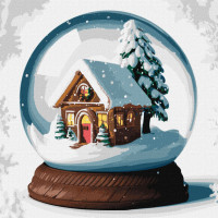 Картина за номерами "Фантазії зими" ©art_selena_ua KHO5107 40х40 см Ідейка Арт:34520 Картина за номерами "Фантазії зими" ©art_selena_ua KHO5107 40х40 см Ідейка Арт:34520