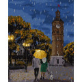 Картина за номерами "Граючи під дощем" Ідейка KHO4797 40х50 см Ідейка Арт:22490