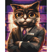 Картина за номерами "Котик адвокат" ©Маріанна Пащук BS53665 Brushme 40х50 см Brushme Арт:31473 Картина за номерами "Котик адвокат" ©Маріанна Пащук BS53665 Brushme 40х50 см Brushme Арт:31473