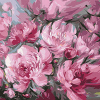 Картина за номерами "Пишний букет" KHO3253 40х40 см Ідейка Арт:39344 Картина за номерами "Пишний букет" KHO3253 40х40 см Ідейка Арт:39344