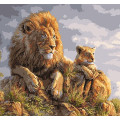 Картина за номерами. "Сімба" 40x40см KpNe-02-06 Danko Toys Арт:14782